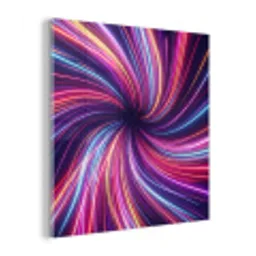 Abstract - Swirl - Futuristic - Neon plexiglas 5mm klein -z3d