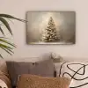 Kerst - kerstboom - Sneeuw - Art canvas 2cm klein -sfeer1