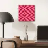 Rood - Roze - Schaakbord - Valentijn aluminium wit klein -sfeer5