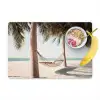 Hangmat - Palmbomen - Strand - Zee Placemat vinyl groot -zzzproduct_Kitchenyeah-website