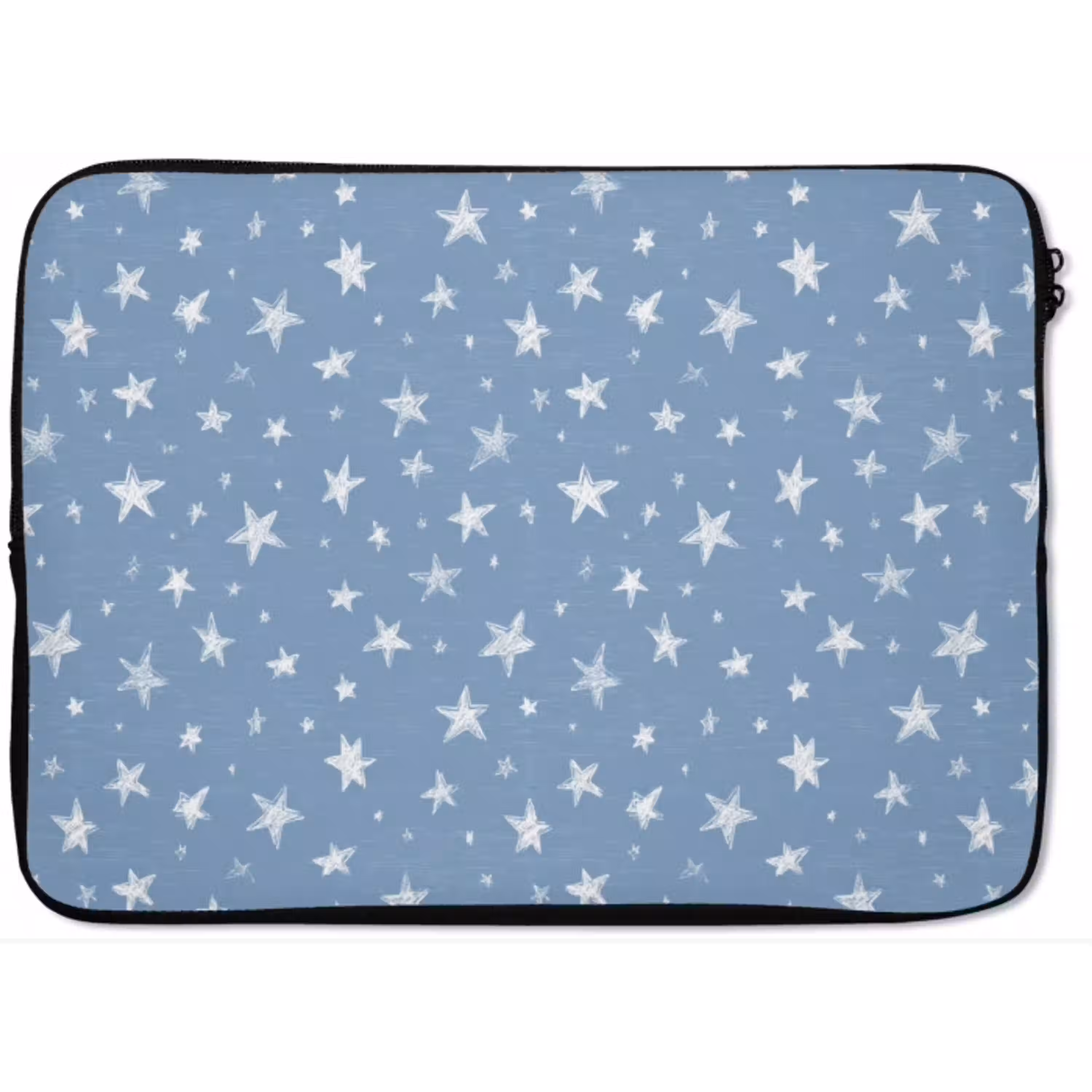 Sterretjes - Patroon - Blauw laptophoes neopreen klein 279 -zkaufland3dotto