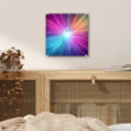 Abstract - Light - Burst - Modern - Colorful plexiglas 5mm klein -sfeer4