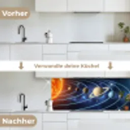 Ruimte - Zonnestelsel - Blauw keuken achterwand 2 middel -voor-na_DE