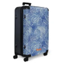 Modern - Abstract - Blauw NBS - Large koffer - Volwassenen Unisex groot -product1
