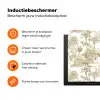 Tijger - Jungle - Vogel - Beige Inductie beschermer vinyl 3mm klein 276 -zzzzzzz-td-ups