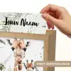 Giraffe - Bladeren - Kinderen - Dieren - Jungle Light Box met kabel (Kinderlampje) klein -USP_websiteprintNL