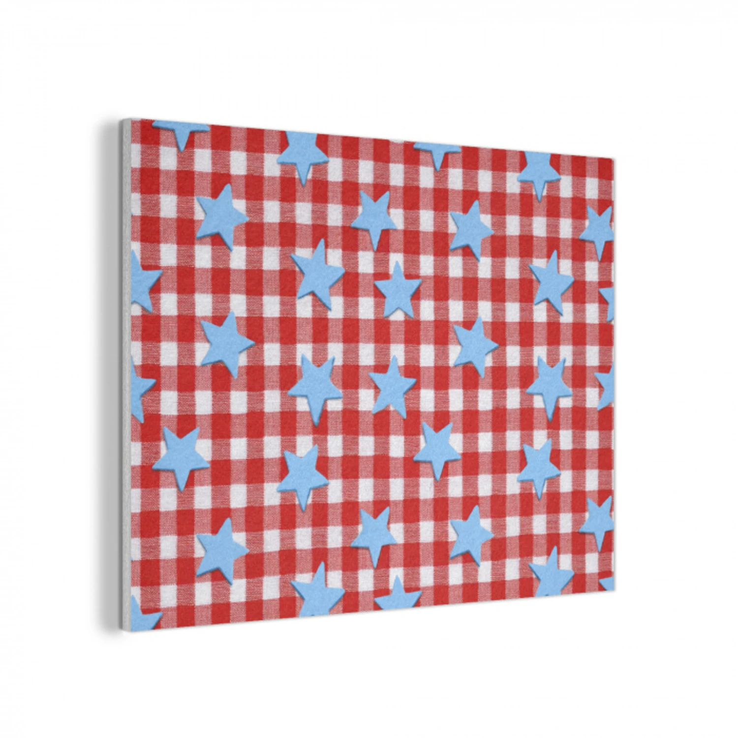 Ruit - Sterren - Rood PET vilt klein 837 -3d