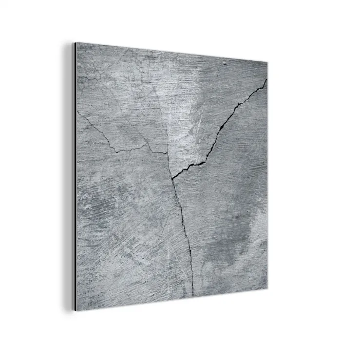 Beton - Grijs - Scheur aluminium wit klein -3d