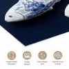 Vissen - Delfts - Blauw - Keramiek poster papier klein -closeup_NL