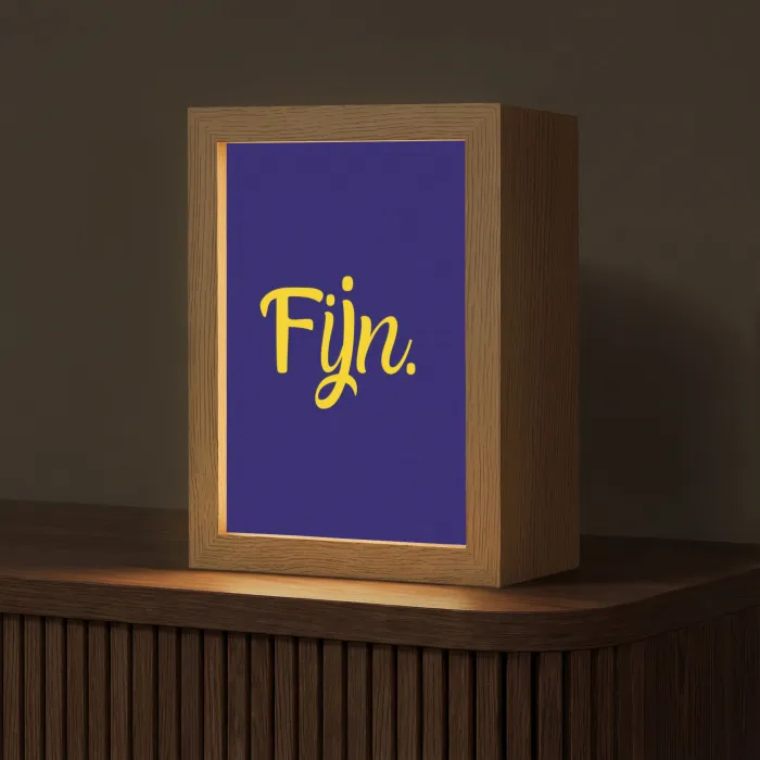 Blauw - Geel - Fijn Light Box met kabel (Tafellamp) klein -z3d_website