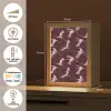 Kraanvogels - Klassiek - Bordeaux Light Box met kabel (Tafellamp) klein 925 -USP_NL