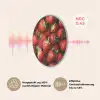 Aardbei - Fruit - Rood Akoestische PET Vilt - Rond klein -USP_DE