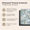 Wolken - Kraanvogels - Blauw Inductie beschermer vinyl 3mm middel 274 -zzzzzzusp-haakje_ES