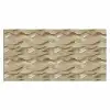 Golven - Patroon - Goud Muismat XXL klein 681 -3d_leeg