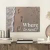 Where to next - Strand - Voetstappen PET vilt klein -sfeer1