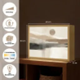 Minimalistisch - Landschap - Dimensie Light Box met batterij (Wandlamp) middel -USP_websiteoverzichtDE