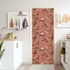 Klassiek - Botanisch - Roze deurposter klein 289 -sfeer5