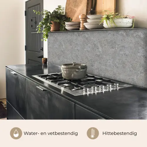 Patroon - Cement - Beton keuken achterwand 2 middel 871 -usp_NL