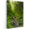 Natuur - Water - Jungle - Bos - Tropisch canvas 2cm klein -z3d