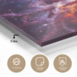 Space - Stars - Abstract - Colorful plexiglas 5mm klein -sfeer2