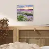 Lavendel - Bloemen - Zonsondergang - Paars - Weide plexiglas 5mm klein -sfeer4