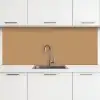 Bruin - Effen print keuken achterwand 2 middel 871 -3d