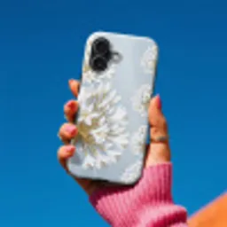 Illustratie - Bloemen - Blauw Toughcase MagSafe Apple iPhone 17 klein -Sfeer1V