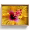 Geel - Hibiscus - Tropisch Dienblad Rechthoek middel -z3d_shopping