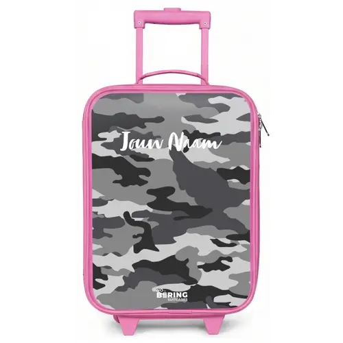 Camogrijs Kinderkoffer - Roze klein -zz3dotto