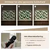 Groen - Organische vlakken - Crème Light Box met batterij (Wandlamp) middel 907 -USP_dimbaarNL