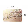 Bloesemtakken - Schilderachtig - Roze Placemat vinyl groot -specs
