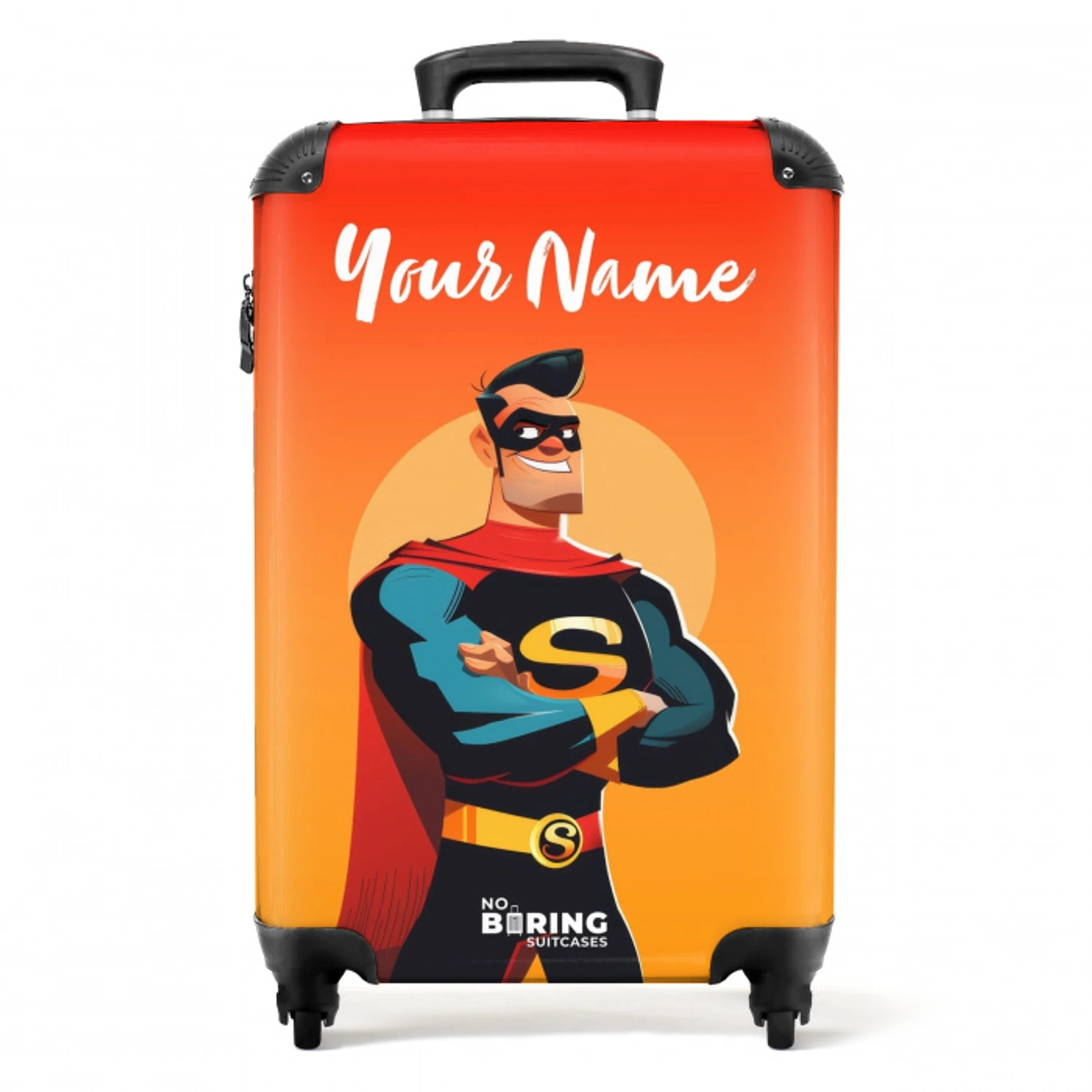 Sunny superhero NBS - Handbagage koffer - Kinderen Unisex middel -productfoto_recht
