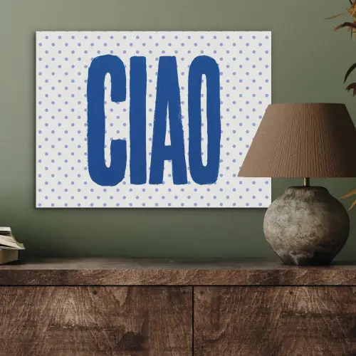 Ciao - Blauw - Stippen PET vilt klein -sfeer2