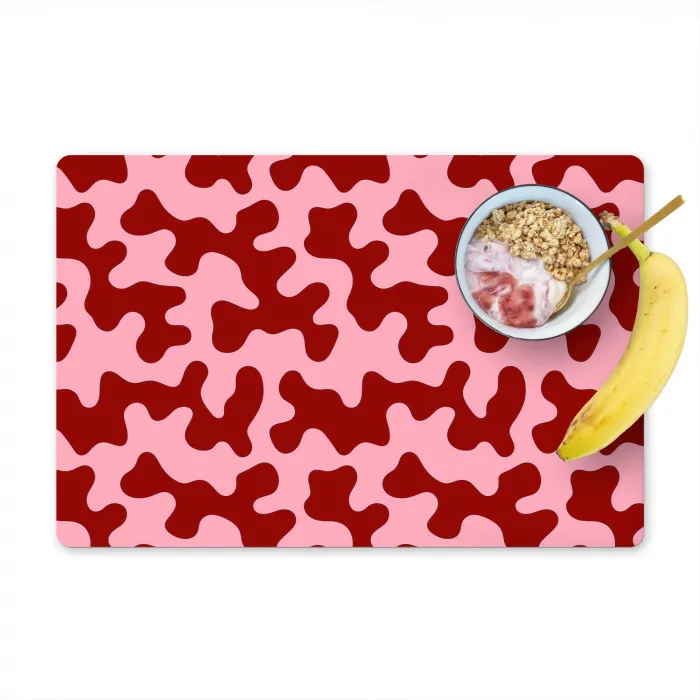 Modern - Abstract - Rood Placemat vinyl groot 368 -zzzproduct_Kitchenyeah-website
