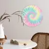 Pasteltinten - Tie dye - Roze Wandcirkel kunststof plaat 5mm dik klein -sfeer4