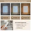 Patroon - Streep - Blauw Light Box met kabel (Tafellamp) klein 925 -USP_lichtkleurNL
