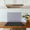 Oceaan - Octo - Blauw - Wit keuken achterwand spatscherm klein 900 -sfeer2