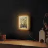 Grote vaas met bloemen - Josep Mirabent - Oude meesters Light Box met kabel (Wandlamp) klein -sfeer1