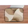 Retro - Geometrische lagen - Aardetinten laptophoes neopreen klein -tafel