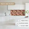 Penseelstrepen - Herfstsymfonie - Bordeauxrood keuken achterwand 2 middel 871 -sfeer4_NL