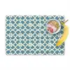 Patroon - Symmetrisch - Blauw Placemat vinyl groot 368 -zzzproduct_Kitchenyeah-website
