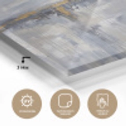 Abstract - Structuur - Goud - Grijs - Modern plexiglas 5mm klein -wsfeer2_DE