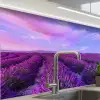 Lavendel - Paars - Bloemen - Natuur keuken achterwand 2 middel -zzzz3d_schuin