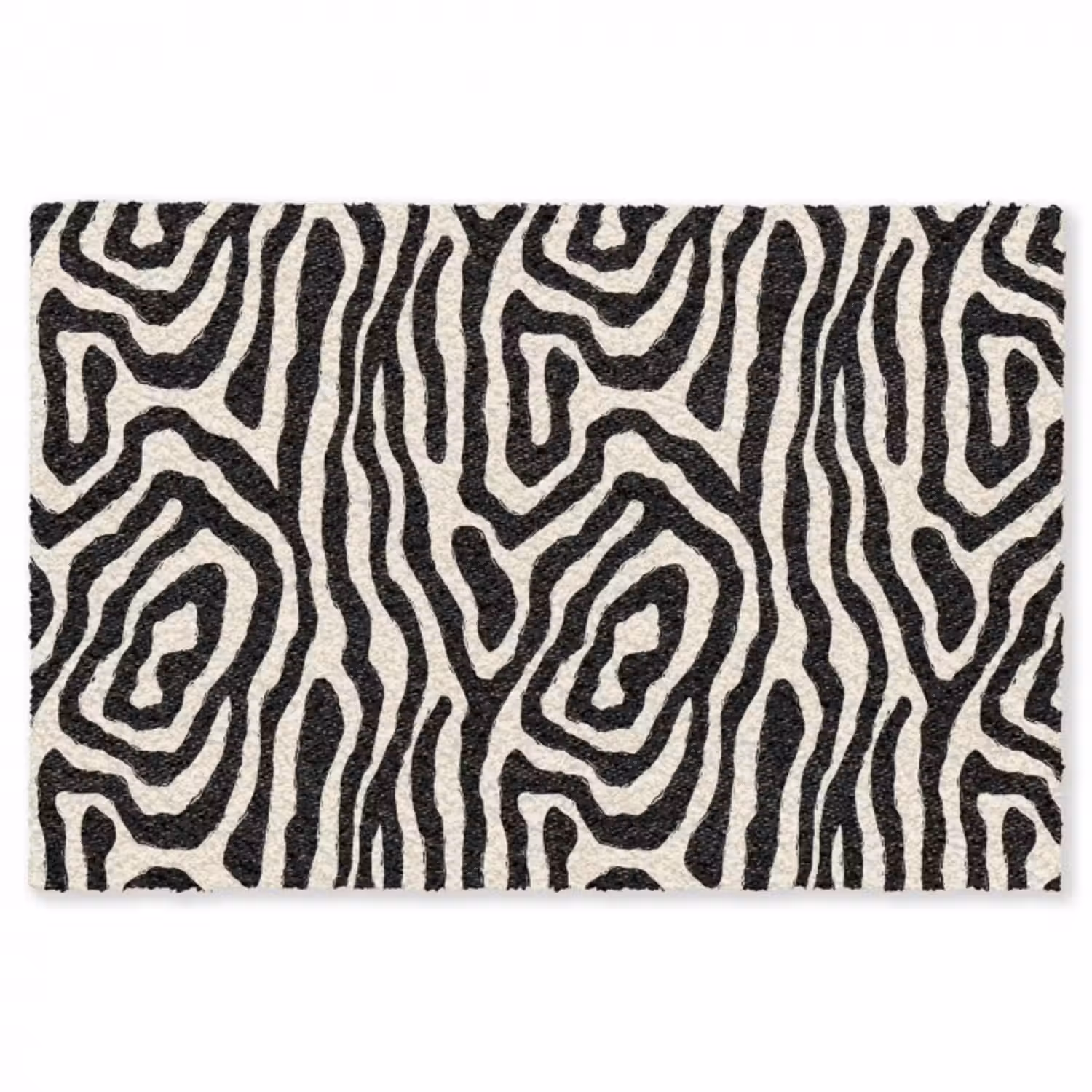 Teppich - Zebra – Schwarz – Abstrakt