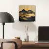 Gouden Bergen bij Maanlicht plexiglas 5mm klein -sfeer6