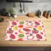 Roze - Kleuren - Fruit - Patroon Inductie beschermer vinyl 3mm klein 276 -sfeer5