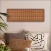 Plaid - Patroon - Vierkant - Bruin canvas 2cm klein 828 -sfeer1