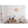 Koekje - Kruimels - beige Wandcirkel aluminium klein -woonkamer