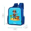 Piraat klaar om te plunderen Kinderrugzak - Blauw middel -productfoto_formaten