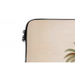 Palmbomen - Abstract - Zon - Heuvels laptophoes neopreen klein -detail